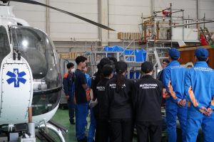 愛媛県ドクタｰヘリ研修会　消防団
